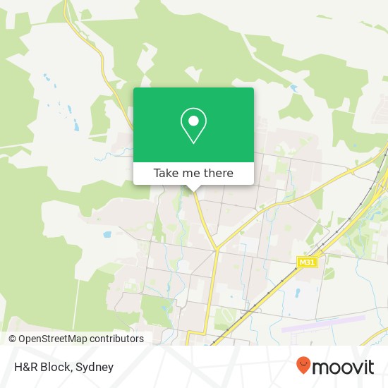 Mapa H&R Block