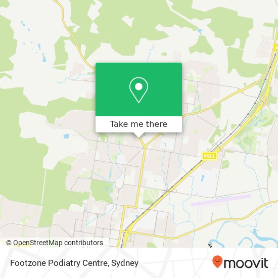 Footzone Podiatry Centre map