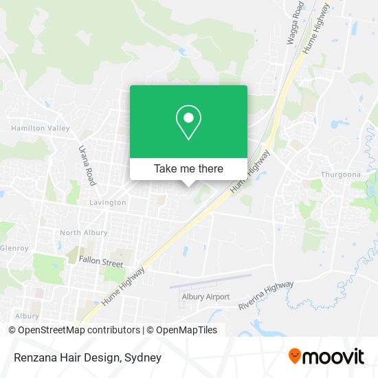 Renzana Hair Design map