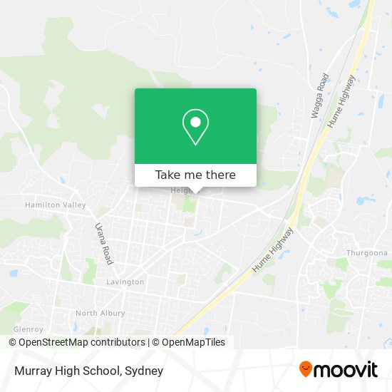 Mapa Murray High School
