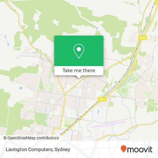 Lavington Computers map