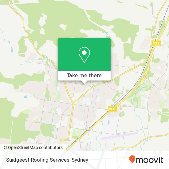 Suidgeest Roofing Services map