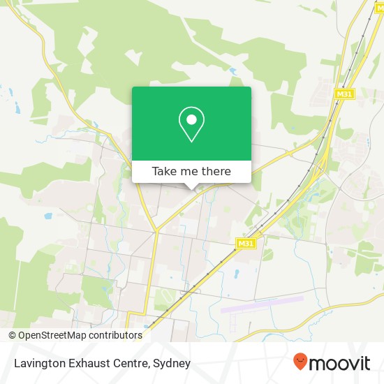 Lavington Exhaust Centre map