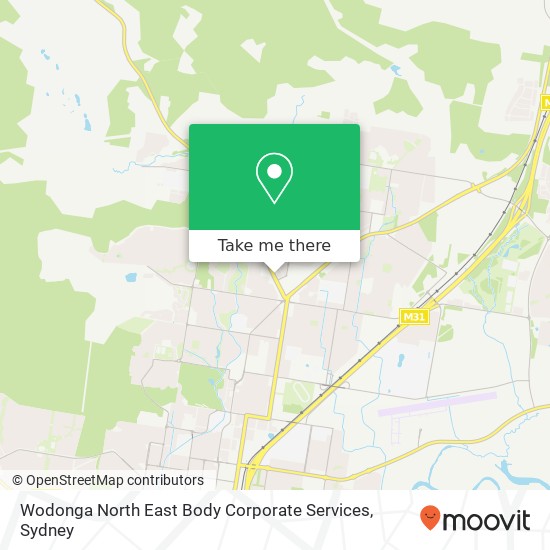 Mapa Wodonga North East Body Corporate Services