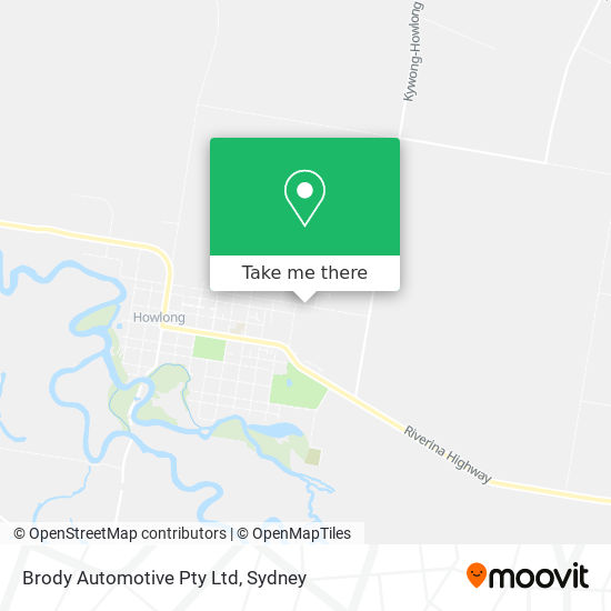 Mapa Brody Automotive Pty Ltd