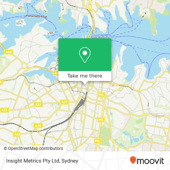 Insight Metrics Pty Ltd map