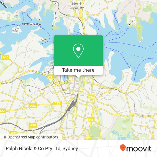 Ralph Nicola & Co Pty Ltd map