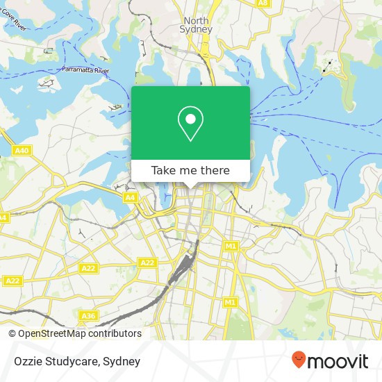 Ozzie Studycare map