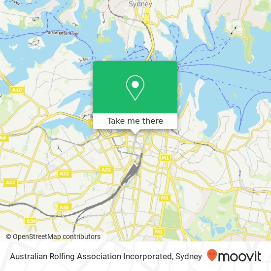 Mapa Australian Rolfing Association Incorporated