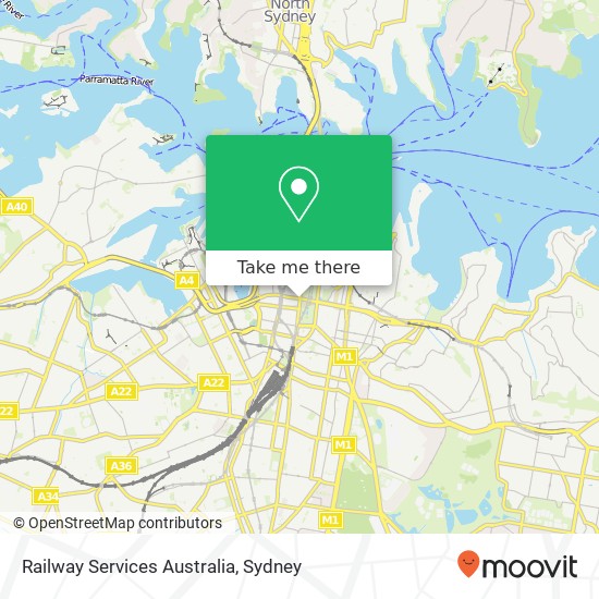 Railway Services Australia map