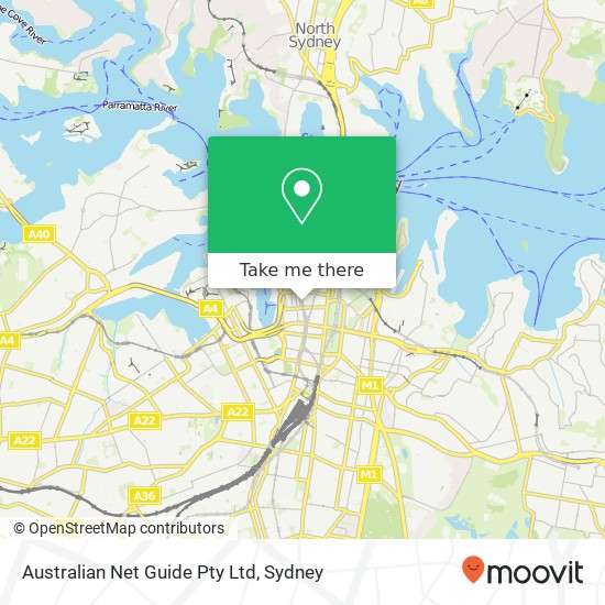 Australian Net Guide Pty Ltd map