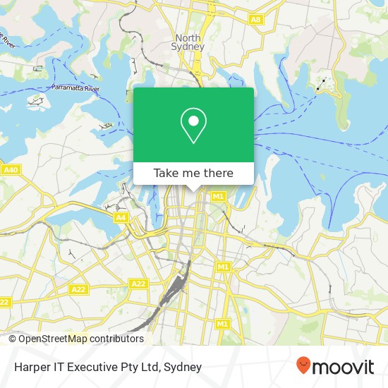Harper IT Executive Pty Ltd map