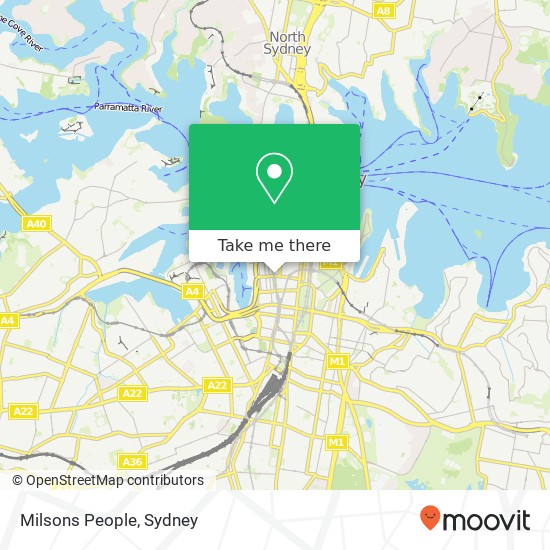 Milsons People map