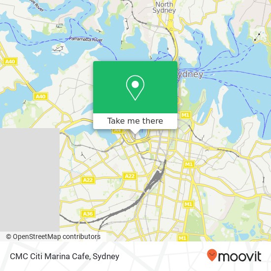 CMC Citi Marina Cafe map