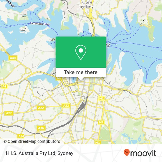 H.I.S. Australia Pty Ltd map