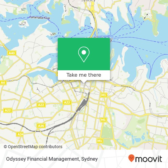 Odyssey Financial Management map