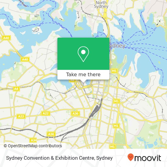 Sydney Convention & Exhibition Centre map