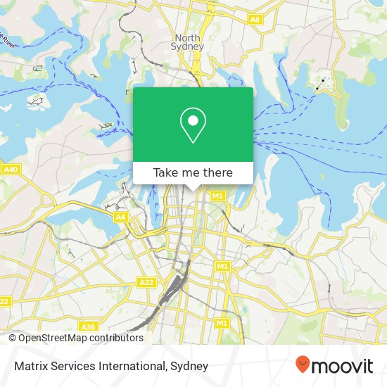 Matrix Services International map