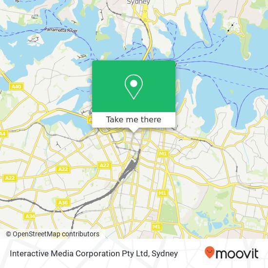 Interactive Media Corporation Pty Ltd map