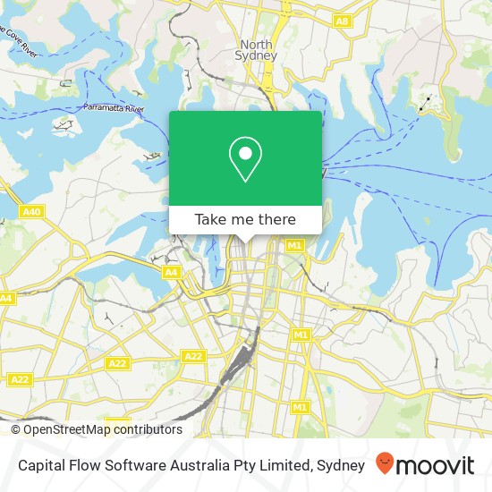 Capital Flow Software Australia Pty Limited map