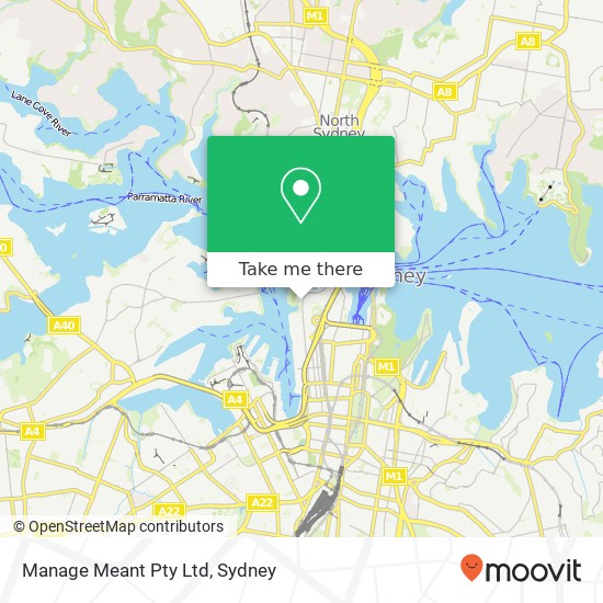 Manage Meant Pty Ltd map