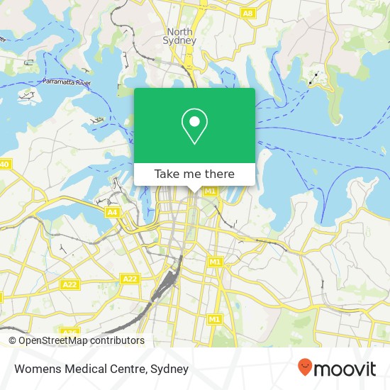 Womens Medical Centre map