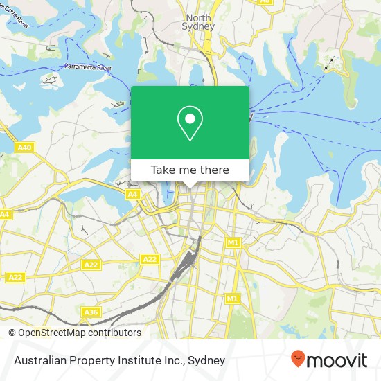 Australian Property Institute Inc. map