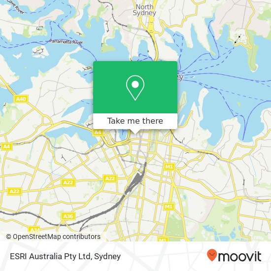 ESRI Australia Pty Ltd map