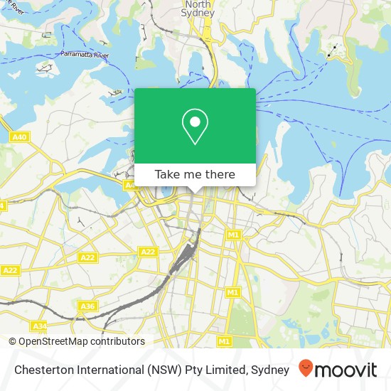 Chesterton International (NSW) Pty Limited map