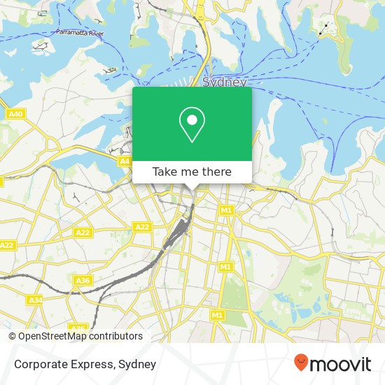 Corporate Express map