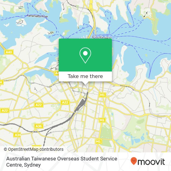 Australian Taiwanese Overseas Student Service Centre map