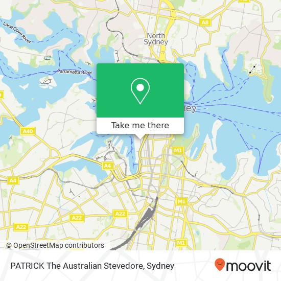 PATRICK The Australian Stevedore map