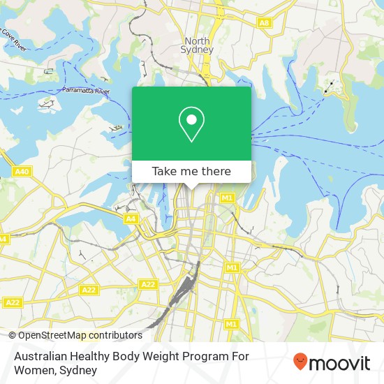 Australian Healthy Body Weight Program For Women map
