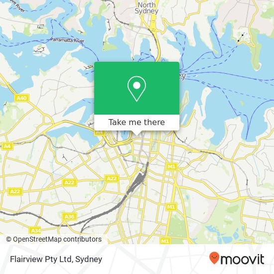 Flairview Pty Ltd map