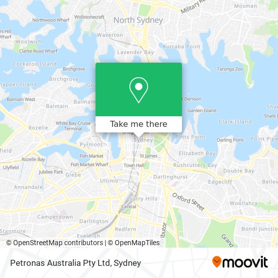Petronas Australia Pty Ltd map