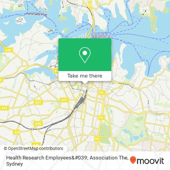 Health Research Employees&#039; Association The map