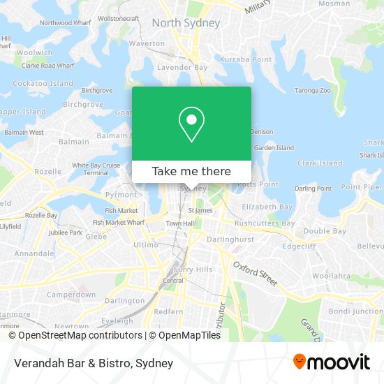Verandah Bar & Bistro map