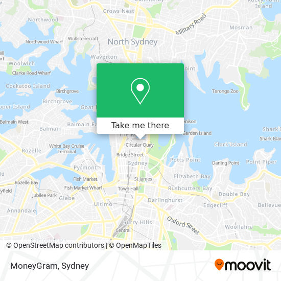 MoneyGram map