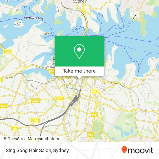 Sing Song Hair Salon map