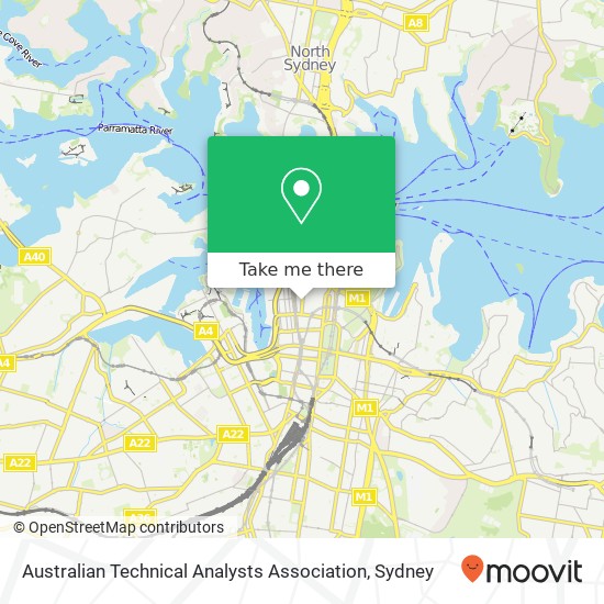 Australian Technical Analysts Association map