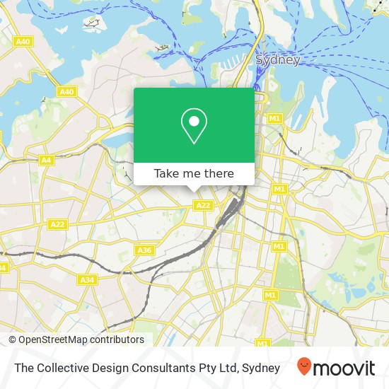The Collective Design Consultants Pty Ltd map
