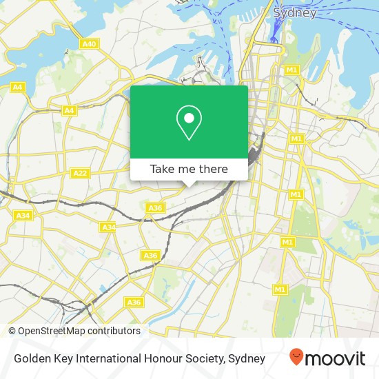 Golden Key International Honour Society map