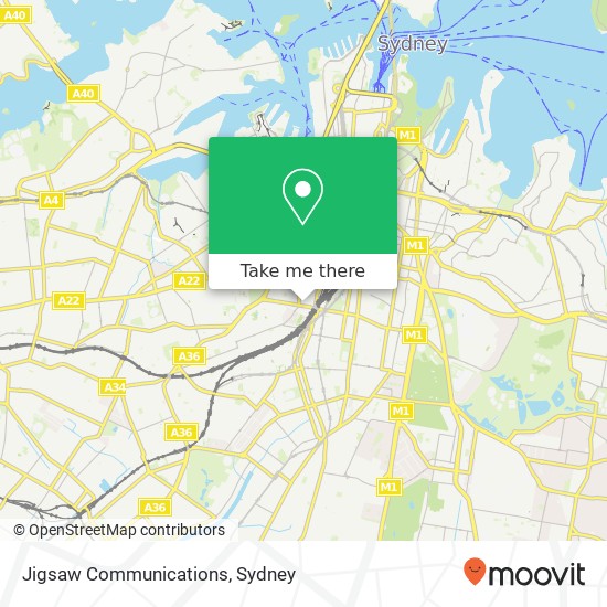 Jigsaw Communications map