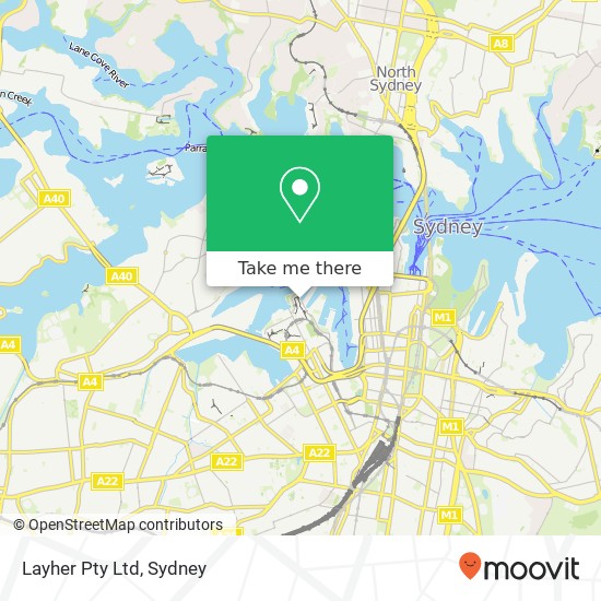 Layher Pty Ltd map