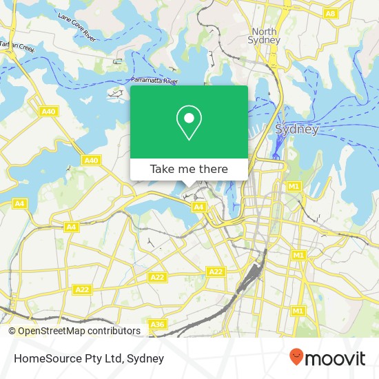 HomeSource Pty Ltd map