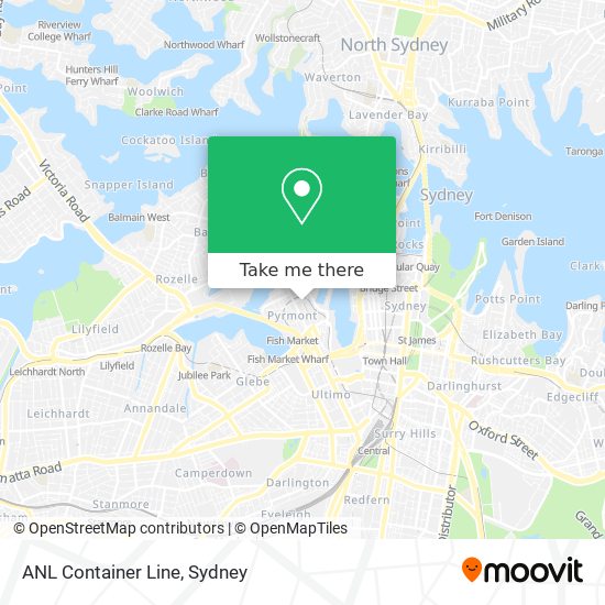 ANL Container Line map