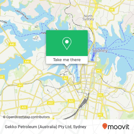 Gekko Petroleum (Australia) Pty Ltd map