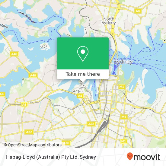 Hapag-Lloyd (Australia) Pty Ltd map
