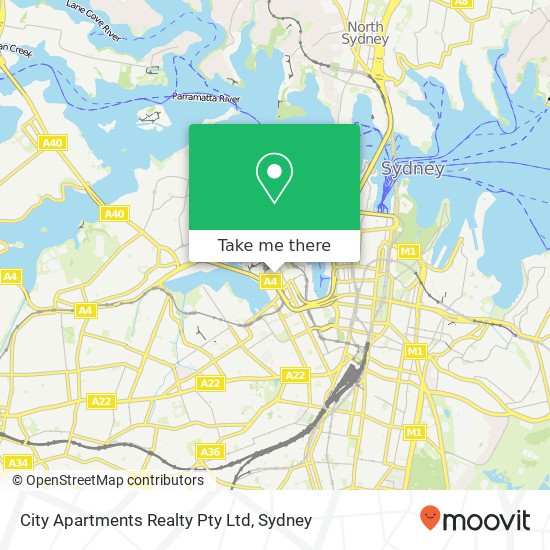 City Apartments Realty Pty Ltd map