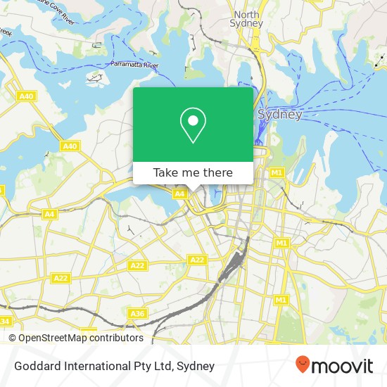 Goddard International Pty Ltd map